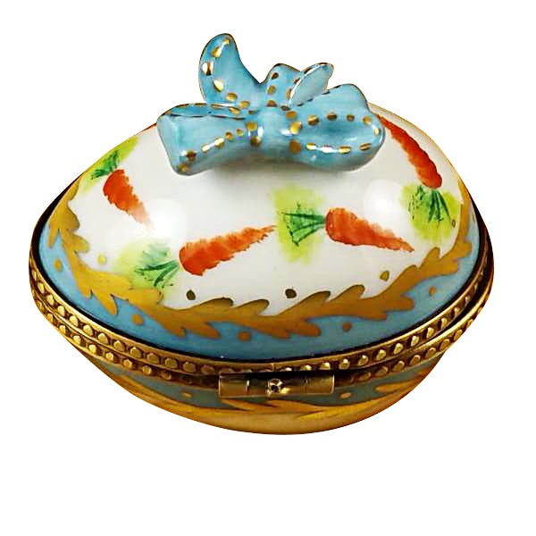 Bow-Tied Egg with Bunny Limoges