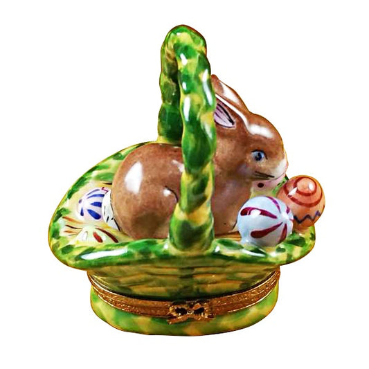 Rabbit in Easter Basket Limoges