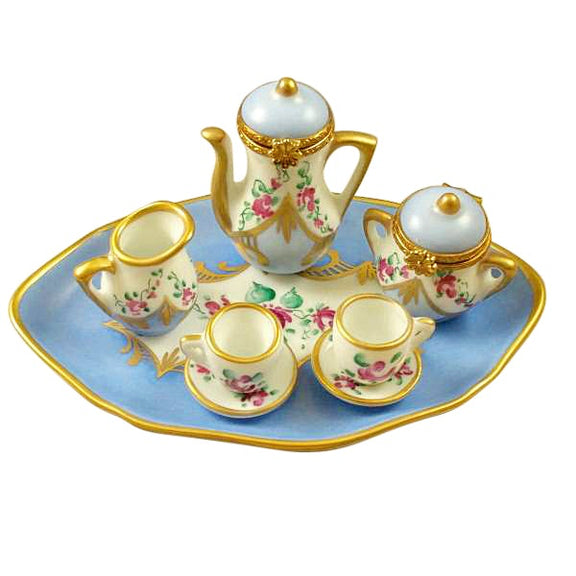 Light Blue Tea Set Limoges