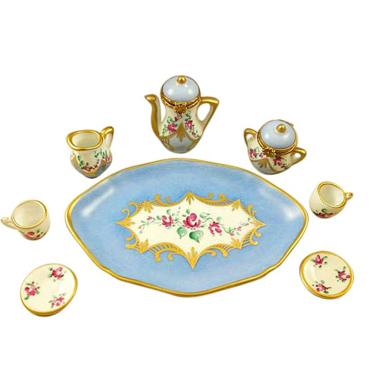 Light Blue Tea Set Limoges