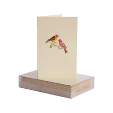 Paula Skene Tanager Pair Mini Note Cards, Set of 8