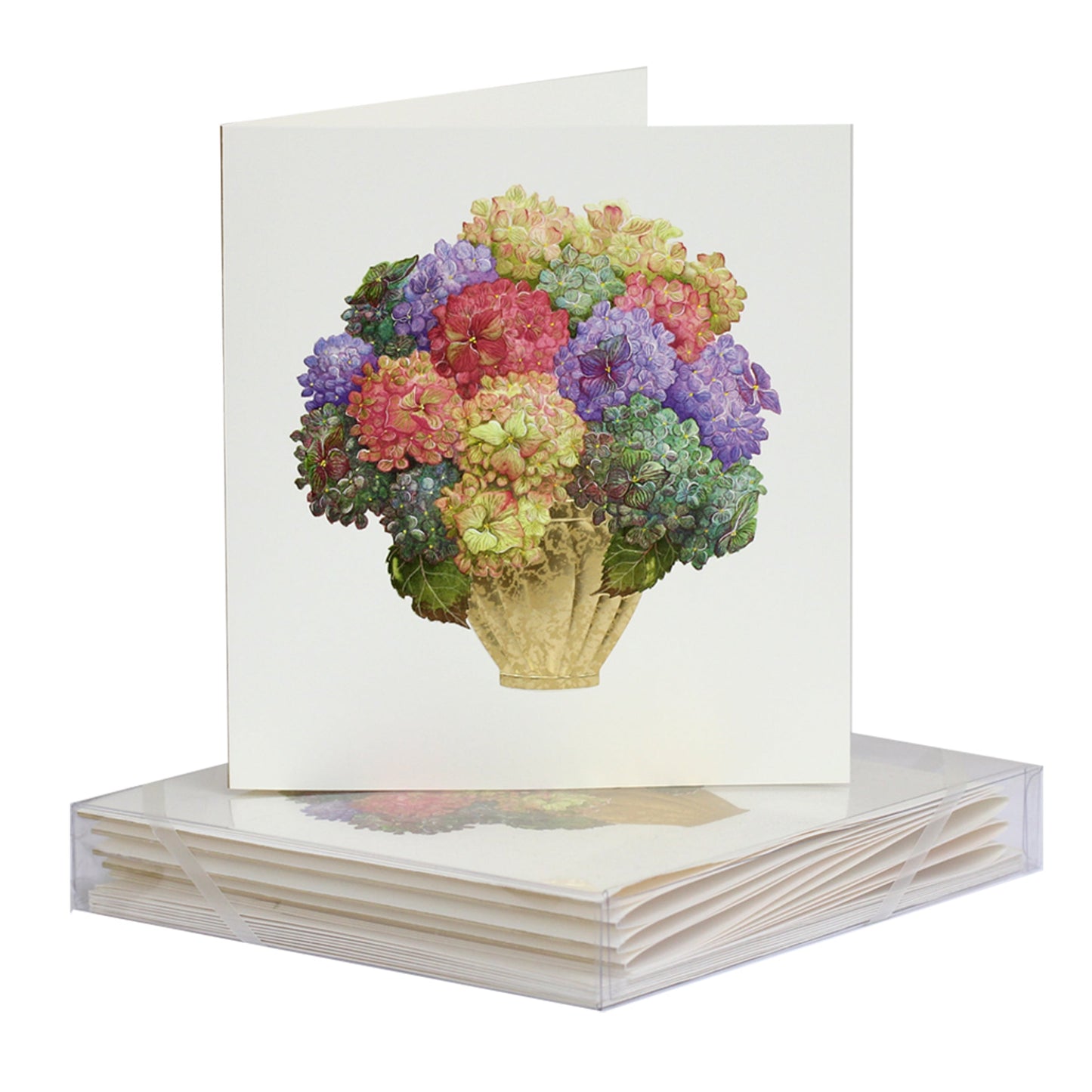 Paula Skene Hydrangea Bouquet Note Cards, Set of 8