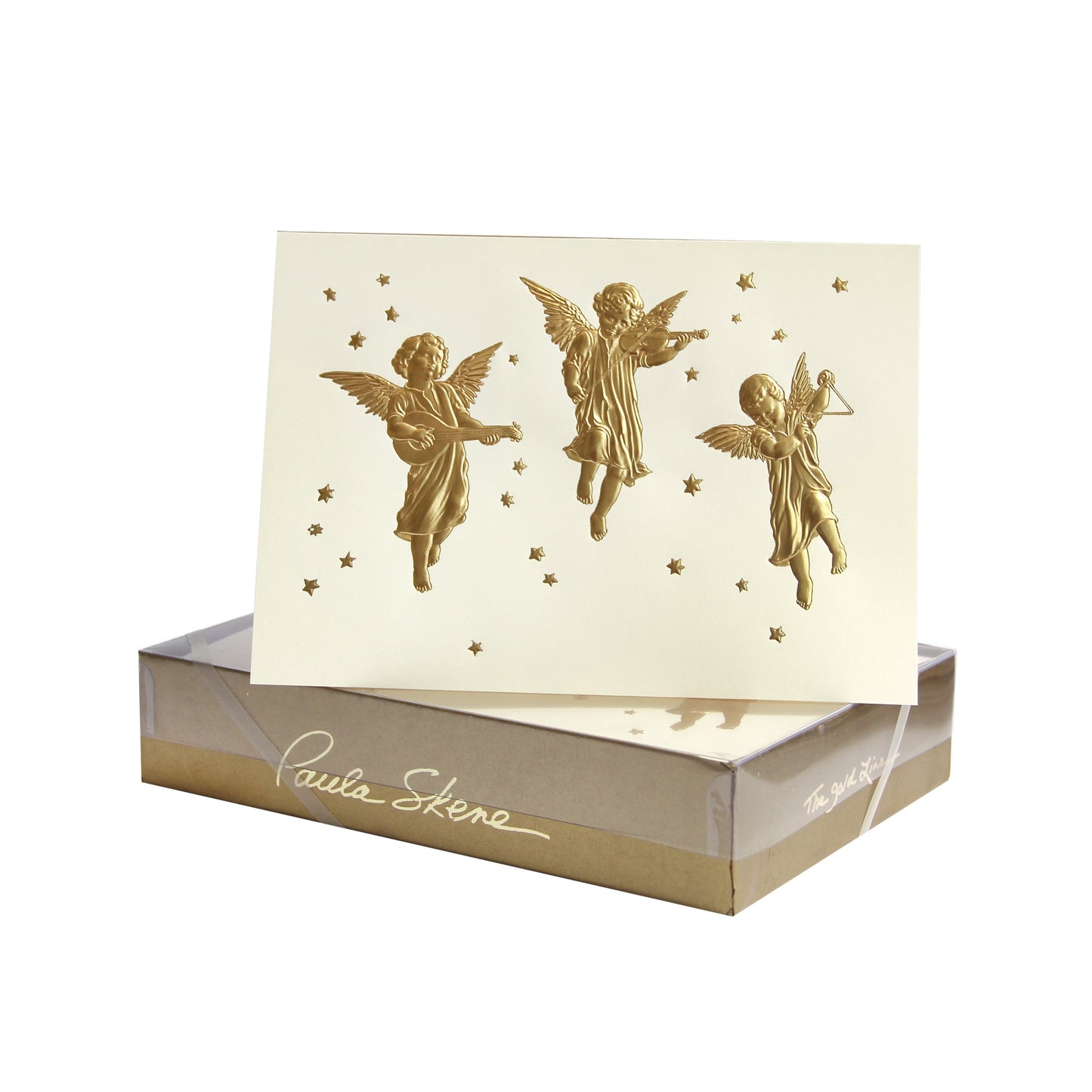 Three Angels Holiday Cards, Set of 8