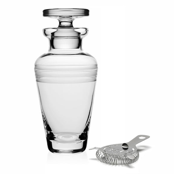 William Yeoward Crystal Madison Cocktail Shaker & Strainer