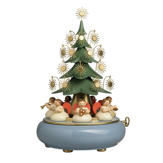 Wendt & Kühn Holiday Tree with Angels Music Box