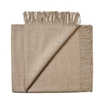 Paris Baby Alpaca Throw, Latte