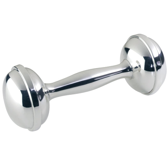 Salisbury Sterling Silver Dumbbell Rattle