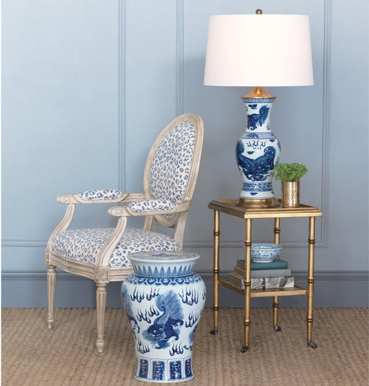 Chow Blue Lamp