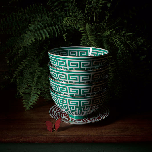 Labirinto Smeraldo Gio Ponti Bowl, Green