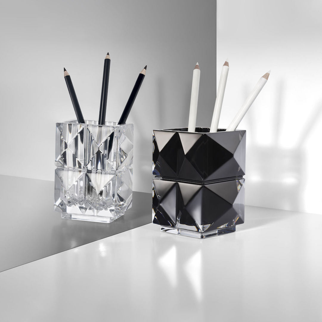 Louxor Pencil Holder, Black