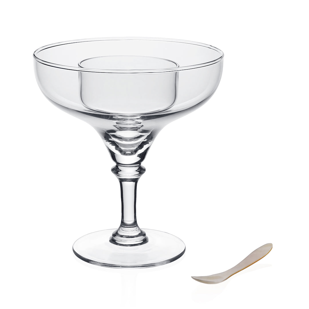 William Yeoward Crystal Sasha Cocktail Server with Spoon