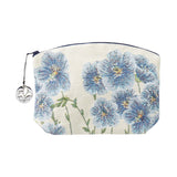 Blue Poppy Cosmetic Bag