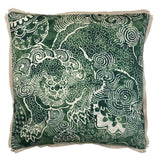 Jade Temple Lion Pillow