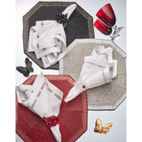 Zénith Napkin Rings, Set of 4 Clear