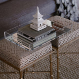 Short White Pagodas, Set of 2