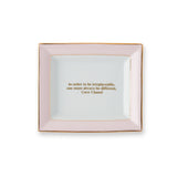Coco Chanel 'Be Different' Repartee Tray