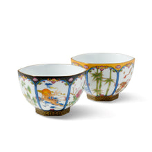 Hexagon Teacups, Set of 2