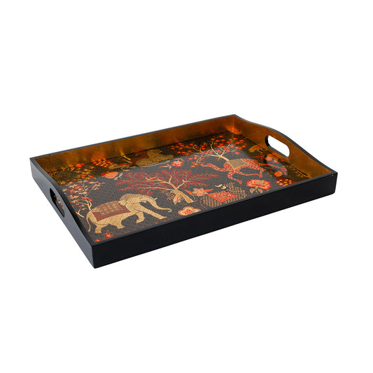 Caspari Le Jardin de Mysore Lacquer Tray