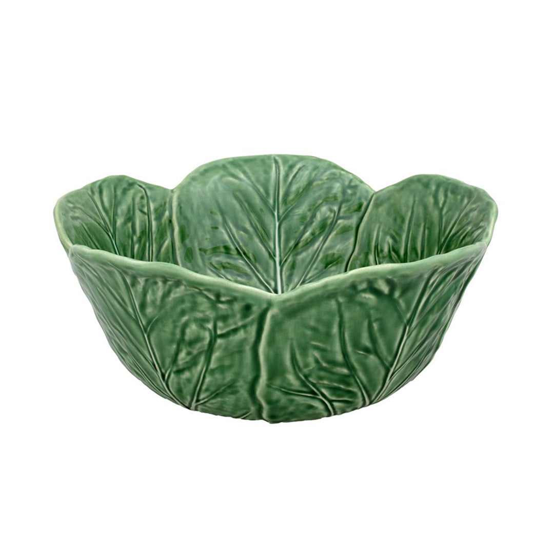 Bordallo Pinheiro Green Cabbage Salad Bowl