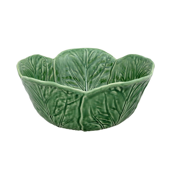 Bordallo Pinheiro Green Cabbage Salad Bowl