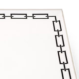 Catene Large Square Vide Poche, Nero