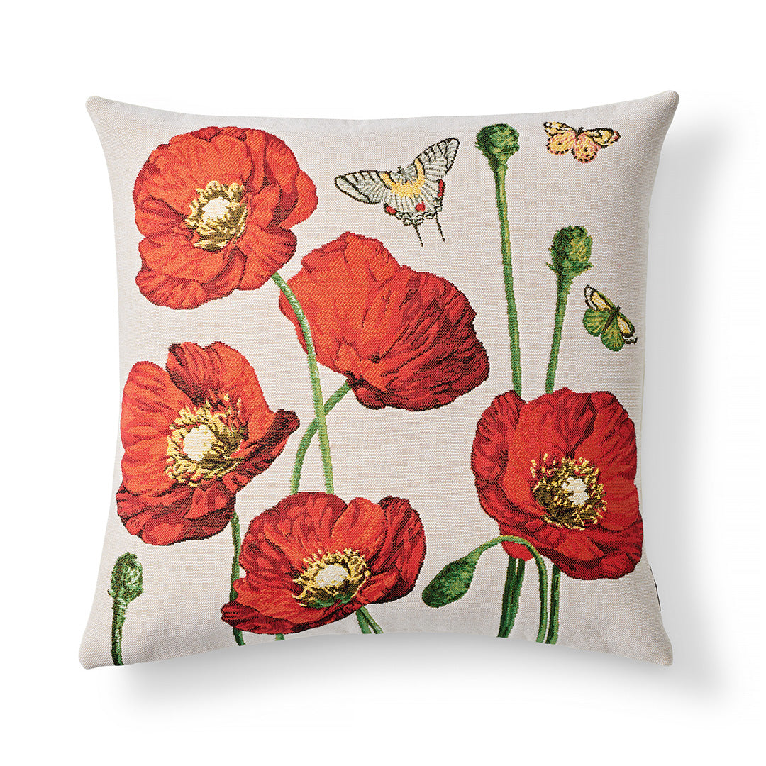 Red Poppies Pillow
