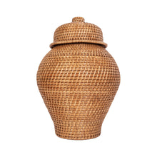 Burmese Rattan Ginger Jar