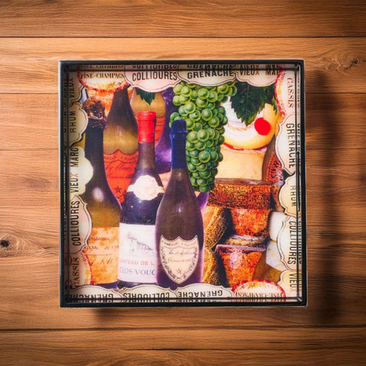 Vino Lacquered Tray