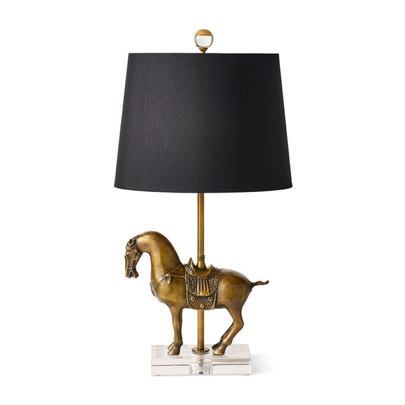 Bronze Horse Lamp