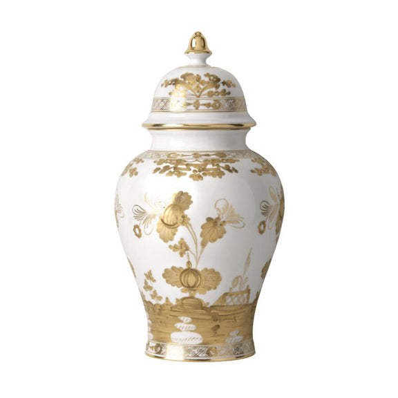 Ginori 1735 Oriente Italiano Potiche Vase, Aurum