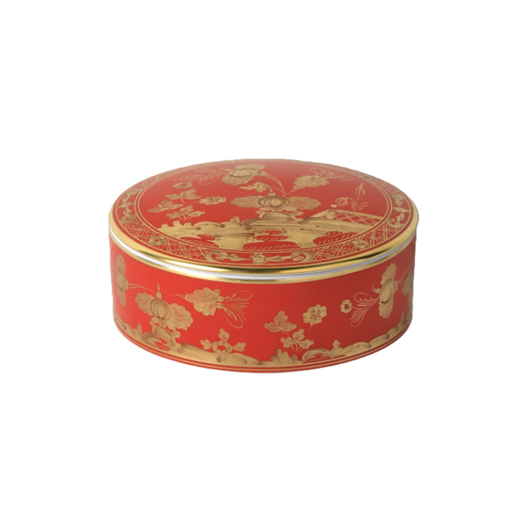 Ginori 1735 Oriente Italiano Round Box, Rubrum