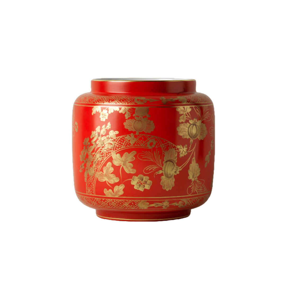 Ginori 1735 Oriente Italiano Stackable Vase, Rubrum