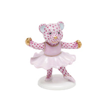 Herend Ballerina Bear, Raspberry