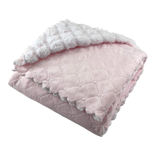 Plush Baby Blanket, Pink