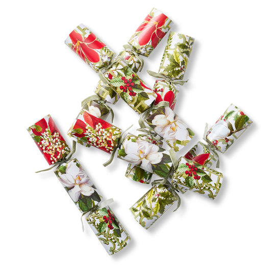 Christmas Garden Crackers, Set of 6