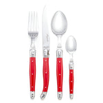 Gump's x Dubost Red Laguiole 24-Piece Flatware