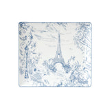 Tout Paris Rectangular Tray, Blue