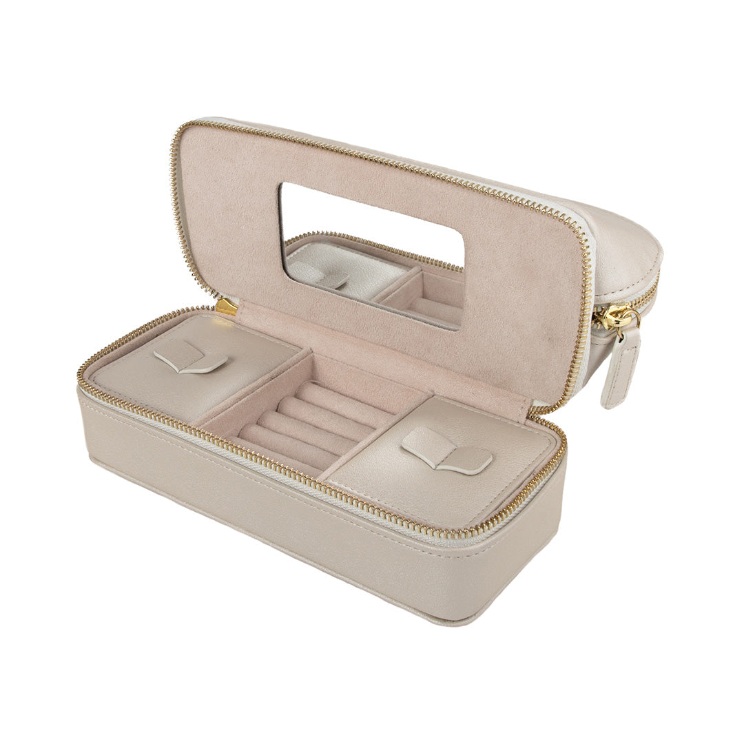 Travel Jewelry Case, Pearl