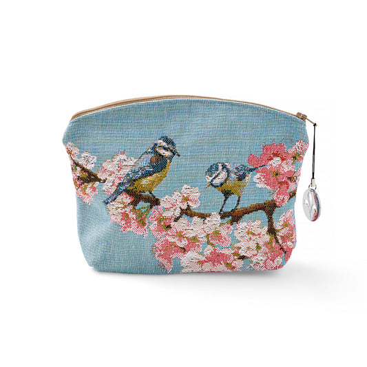 Birds on Branch Cosmetic Bag