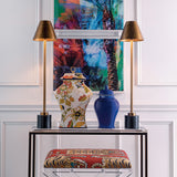 Parliament Brass Buffet Lamps, Set of 2