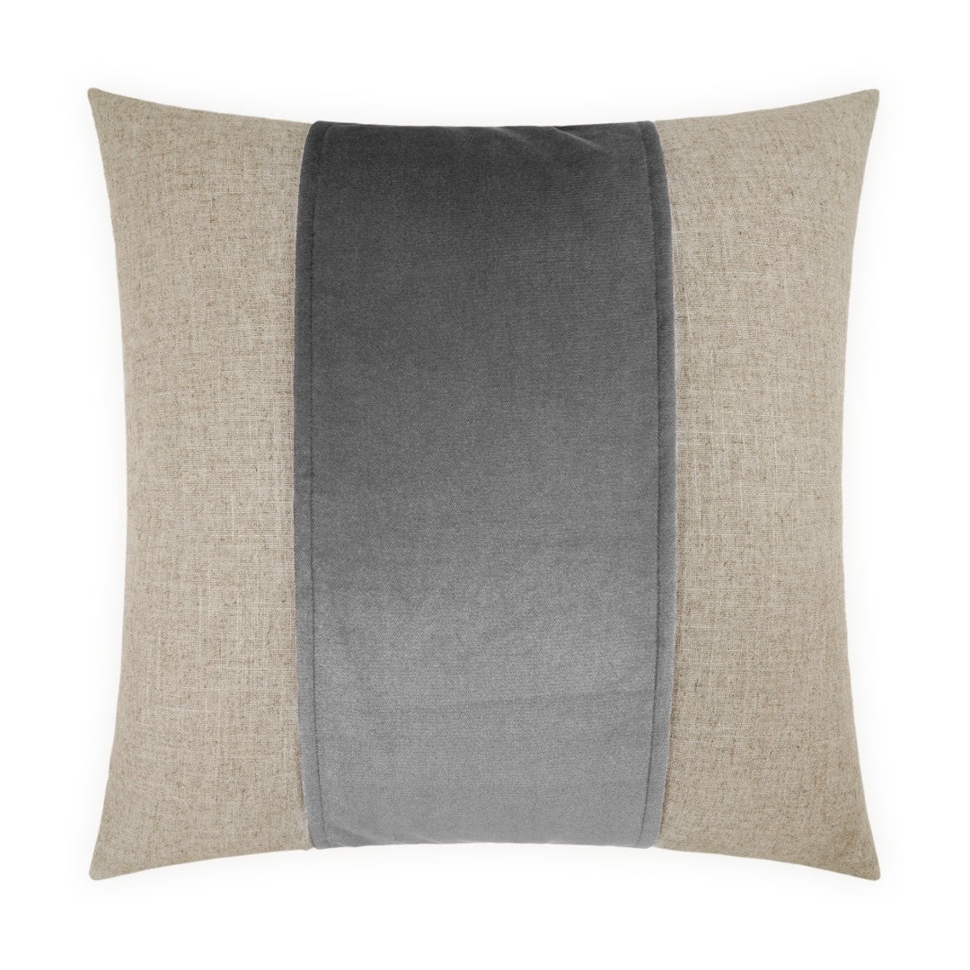 Jefferson Band Pillow, Graphite