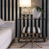Palm Beach Stripe Bench