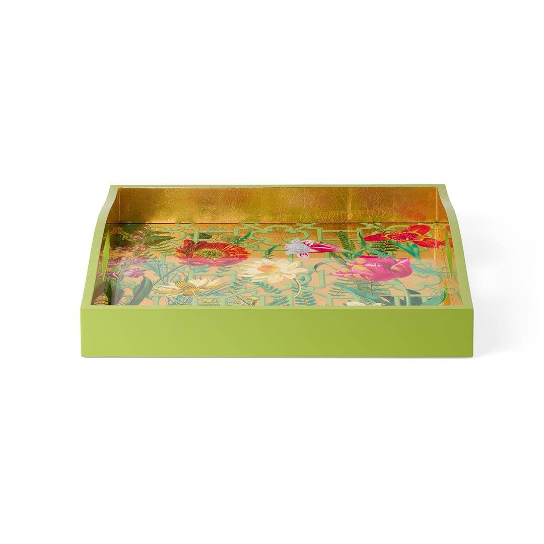 Spring Garden Lacquer Tray