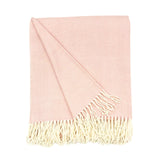 Charleston Herringbone Throw, Rose