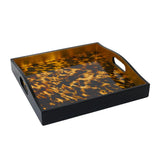 Tortoiseshell Lacquer Square Tray