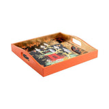 Rococo Fantasy Lacquer Square Tray