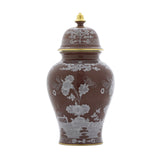 Oriente Italiano Potiche Vase, Castagna