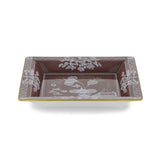 Oriente Italiano Square Vide Poche, Castagna