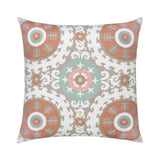 Elaine Smith Suzani Oasis Indoor/Outdoor Pillow, Square