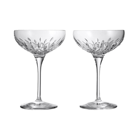 Waterford Lismore Essence Champagne Coupes, Set of 2